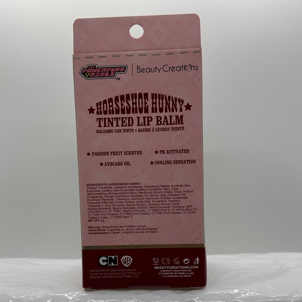 Beauty Creations Powerpuff Girls Horseshoe Hunny Tinted Lip Balm - Picture 2 of 3